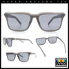 Womens Hipster Narrow Rectangle Horn Rim Plastic Bevel Rim Sunglasses