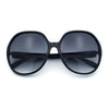 Womens Oversized Round Butterfly Minimal Plastic Iconic Diva Sunglasses