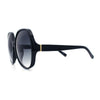 Womens Oversized Round Butterfly Minimal Plastic Iconic Diva Sunglasses