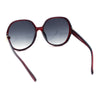 Womens Oversized Round Butterfly Minimal Plastic Iconic Diva Sunglasses