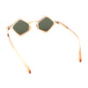Micro Diamond Shape Thin Plastic Hipster Hustler Retro Sunglasses