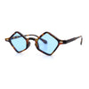 Micro Diamond Shape Thin Plastic Hipster Hustler Retro Sunglasses