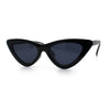 Womens Snug Retro Fit Timeless Cat Eye Plastic Sunglasses