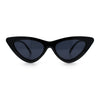 Womens Snug Retro Fit Timeless Cat Eye Plastic Sunglasses