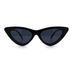 Womens Snug Retro Fit Timeless Cat Eye Plastic Sunglasses