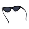 Womens Snug Retro Fit Timeless Cat Eye Plastic Sunglasses