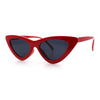 Womens Snug Retro Fit Timeless Cat Eye Plastic Sunglasses