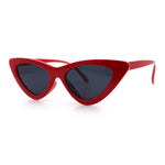 Womens Snug Retro Fit Timeless Cat Eye Plastic Sunglasses