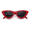 Womens Snug Retro Fit Timeless Cat Eye Plastic Sunglasses