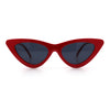 Womens Snug Retro Fit Timeless Cat Eye Plastic Sunglasses