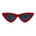 Womens Snug Retro Fit Timeless Cat Eye Plastic Sunglasses