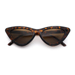 Womens Snug Retro Fit Timeless Cat Eye Plastic Sunglasses