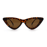 Womens Snug Retro Fit Timeless Cat Eye Plastic Sunglasses