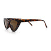 Womens Snug Retro Fit Timeless Cat Eye Plastic Sunglasses
