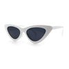 Womens Snug Retro Fit Timeless Cat Eye Plastic Sunglasses