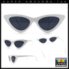 Womens Snug Retro Fit Timeless Cat Eye Plastic Sunglasses