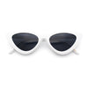 Womens Snug Retro Fit Timeless Cat Eye Plastic Sunglasses