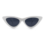 Womens Snug Retro Fit Timeless Cat Eye Plastic Sunglasses