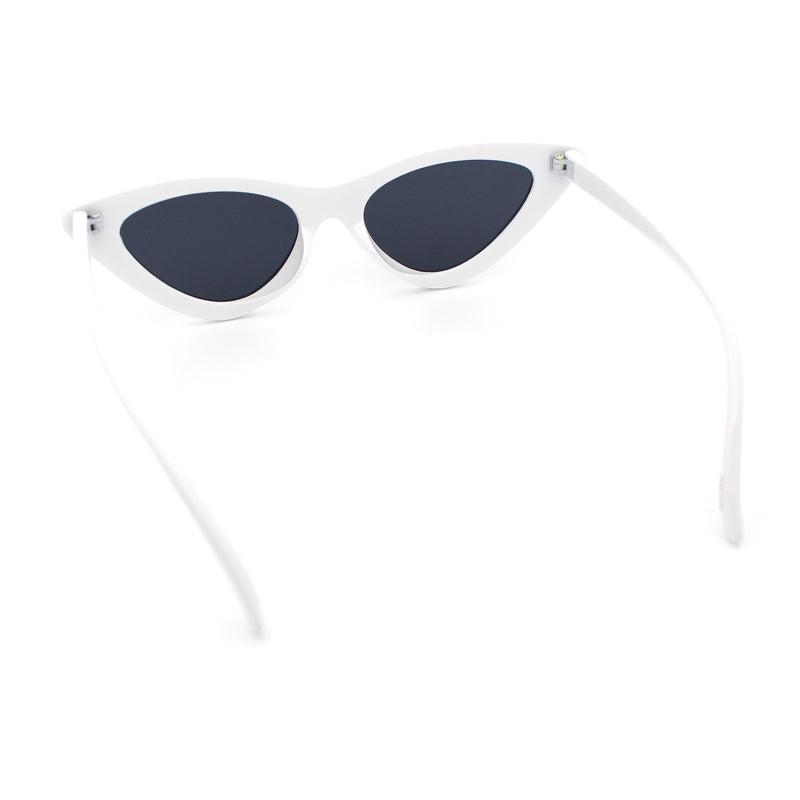 Womens Snug Retro Fit Timeless Cat Eye Plastic Sunglasses