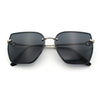 Womens 1990s Rimless Butterfly Metal Rim Designer Fashion Sunglasses
