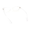 Womens Bling Rhinestone Gothic Cat Eye Clear Lens Plastic Fashion Eyeglasses