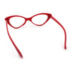 Womens Bling Rhinestone Gothic Cat Eye Clear Lens Plastic Fashion Eyeglasses