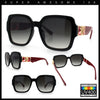 Luxury 90s Bold Jaguar Emblem Rectangle Butterfly Thick Plastic Fashion Sunglasses
