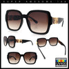 Luxury 90s Bold Jaguar Emblem Rectangle Butterfly Thick Plastic Fashion Sunglasses