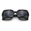 Luxury 90s Bold Jaguar Emblem Rectangle Butterfly Thick Plastic Fashion Sunglasses