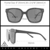 Womens Boyfriend Metal Brow Trim Inset Lens Horn Rim Plastic Fashion Sunglasses