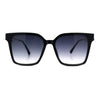 Womens Luxury Designer Inset Lens Metal Arm Horn Rim Plastic Fashion Sunglasses