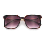 Womens Luxury Designer Inset Lens Metal Arm Horn Rim Plastic Fashion Sunglasses