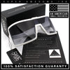 Fancy Large Oversized Curved Panel Monoblock Shield Sport Plastic Sunglasses