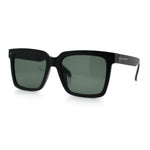 Classy Oversized Horn Rim Hipster Plastic Retro Fashion Sunglasses
