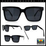 Classy Oversized Horn Rim Hipster Plastic Retro Fashion Sunglasses