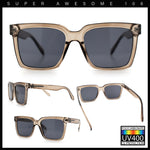 Classy Oversized Horn Rim Hipster Plastic Retro Fashion Sunglasses