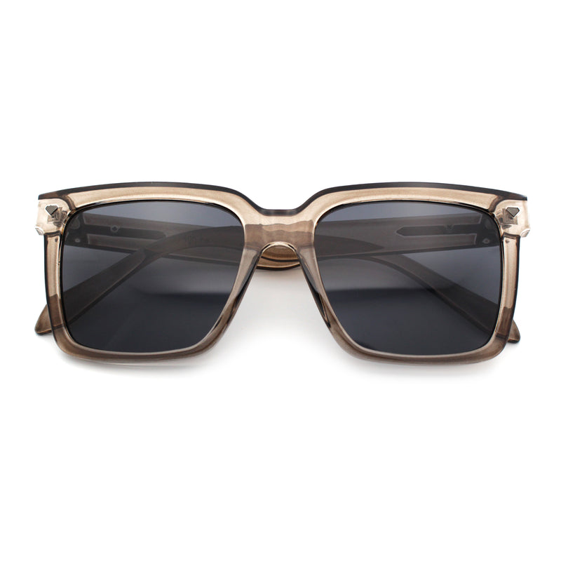 Classy Oversized Horn Rim Hipster Plastic Retro Fashion Sunglasses