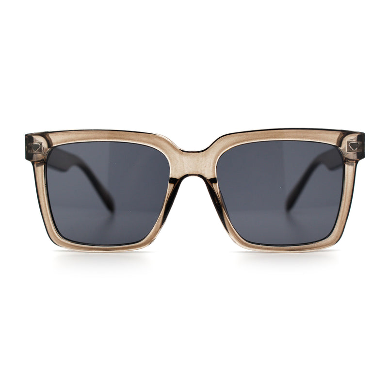 Classy Oversized Horn Rim Hipster Plastic Retro Fashion Sunglasses