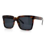 Classy Oversized Horn Rim Hipster Plastic Retro Fashion Sunglasses