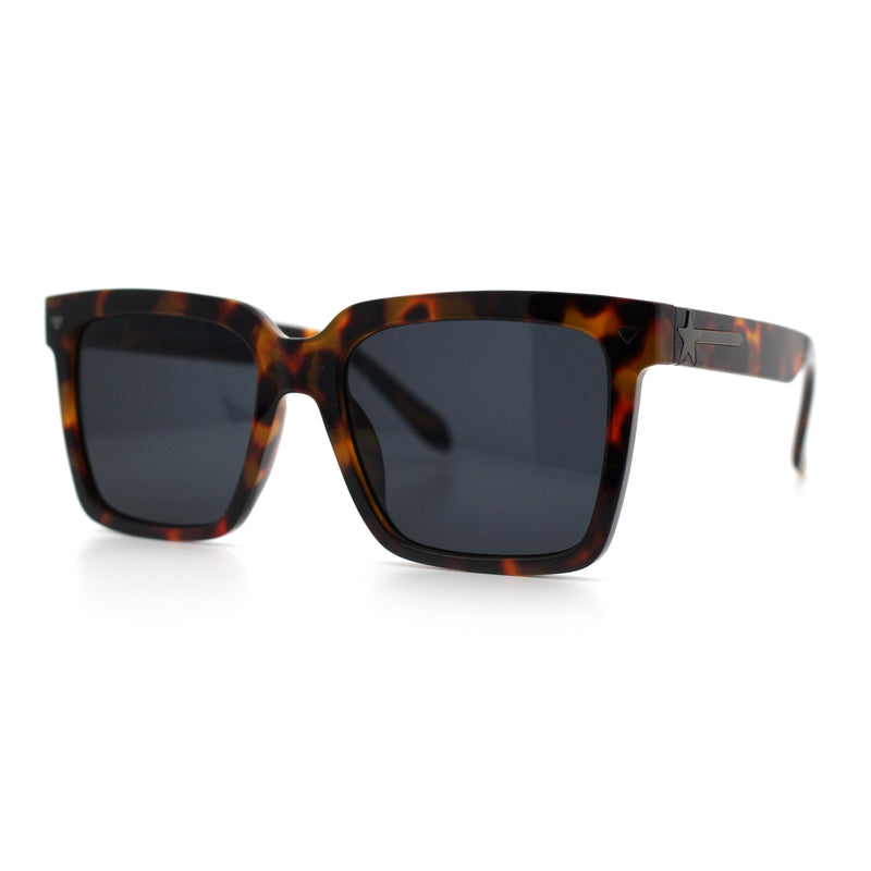 Classy Oversized Horn Rim Hipster Plastic Retro Fashion Sunglasses