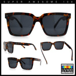 Classy Oversized Horn Rim Hipster Plastic Retro Fashion Sunglasses