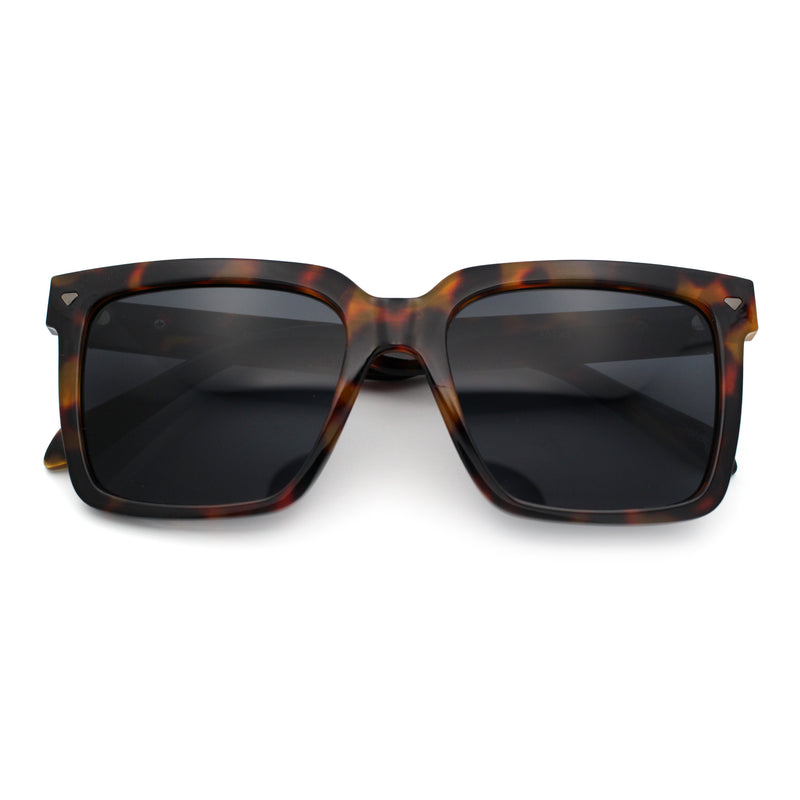 Classy Oversized Horn Rim Hipster Plastic Retro Fashion Sunglasses