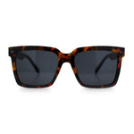 Classy Oversized Horn Rim Hipster Plastic Retro Fashion Sunglasses