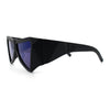 Robotic Geometric Dimensional Bevel Angular Wrap Plastic Sunglasses