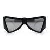 Robotic Geometric Dimensional Bevel Angular Wrap Plastic Sunglasses
