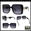 Womens Rhinestone Jewel Hinge Rectangle Rimless Butterfly Diva Sunglasses