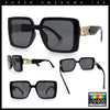 Womens Rhinestone Jewel Hinge Rectangle Rimless Butterfly Diva Sunglasses