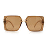Womens Rhinestone Jewel Hinge Rectangle Rimless Butterfly Diva Sunglasses