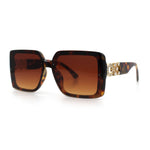 Womens Rhinestone Jewel Hinge Rectangle Rimless Butterfly Diva Sunglasses