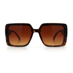 Womens Rhinestone Jewel Hinge Rectangle Rimless Butterfly Diva Sunglasses